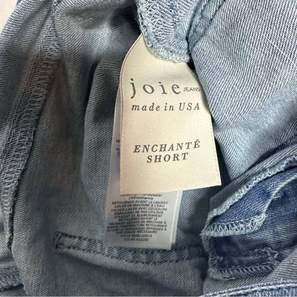 Joie Enchante Sun Fade Denim Shorts 26 - Picture 8 of 11